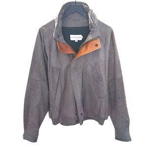 Vintage 1980s Silverado Nubuck Leather Jacket  Mens Size Medium